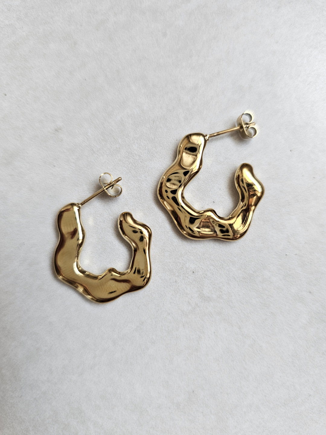 River Hoops - Gold