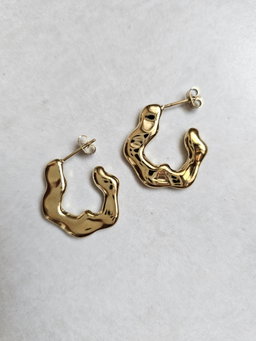 River Hoops - Gold