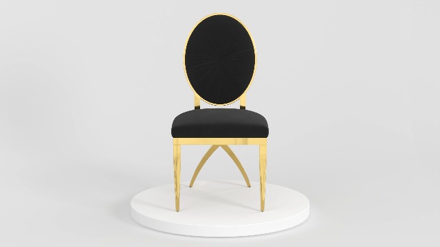 Gold X chair