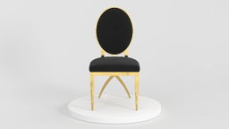 Gold X chair