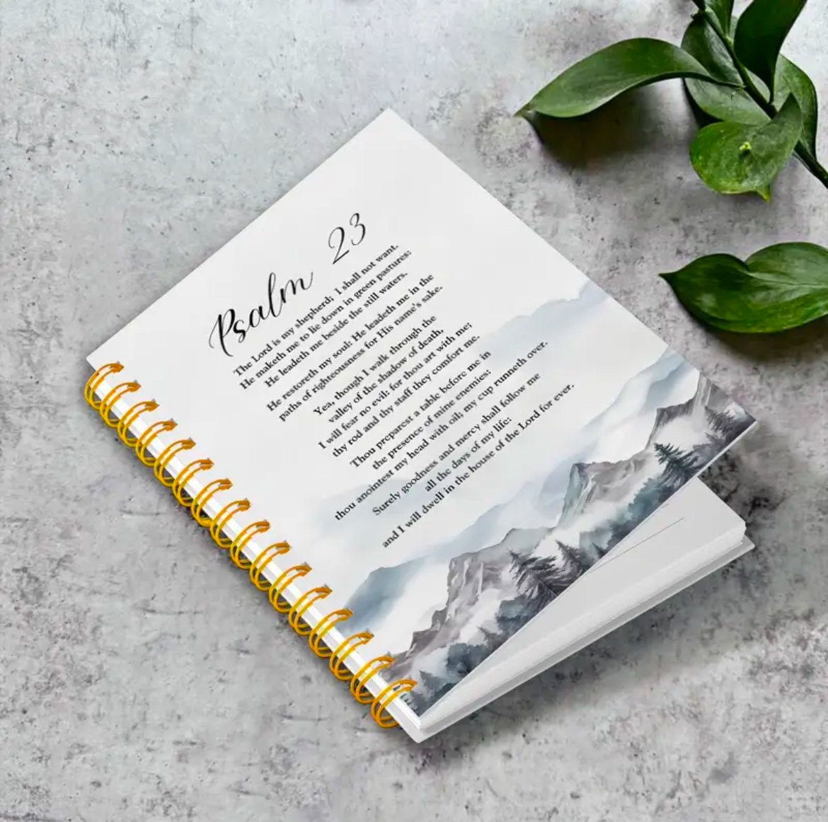Psalm 23 Inspired Notebook