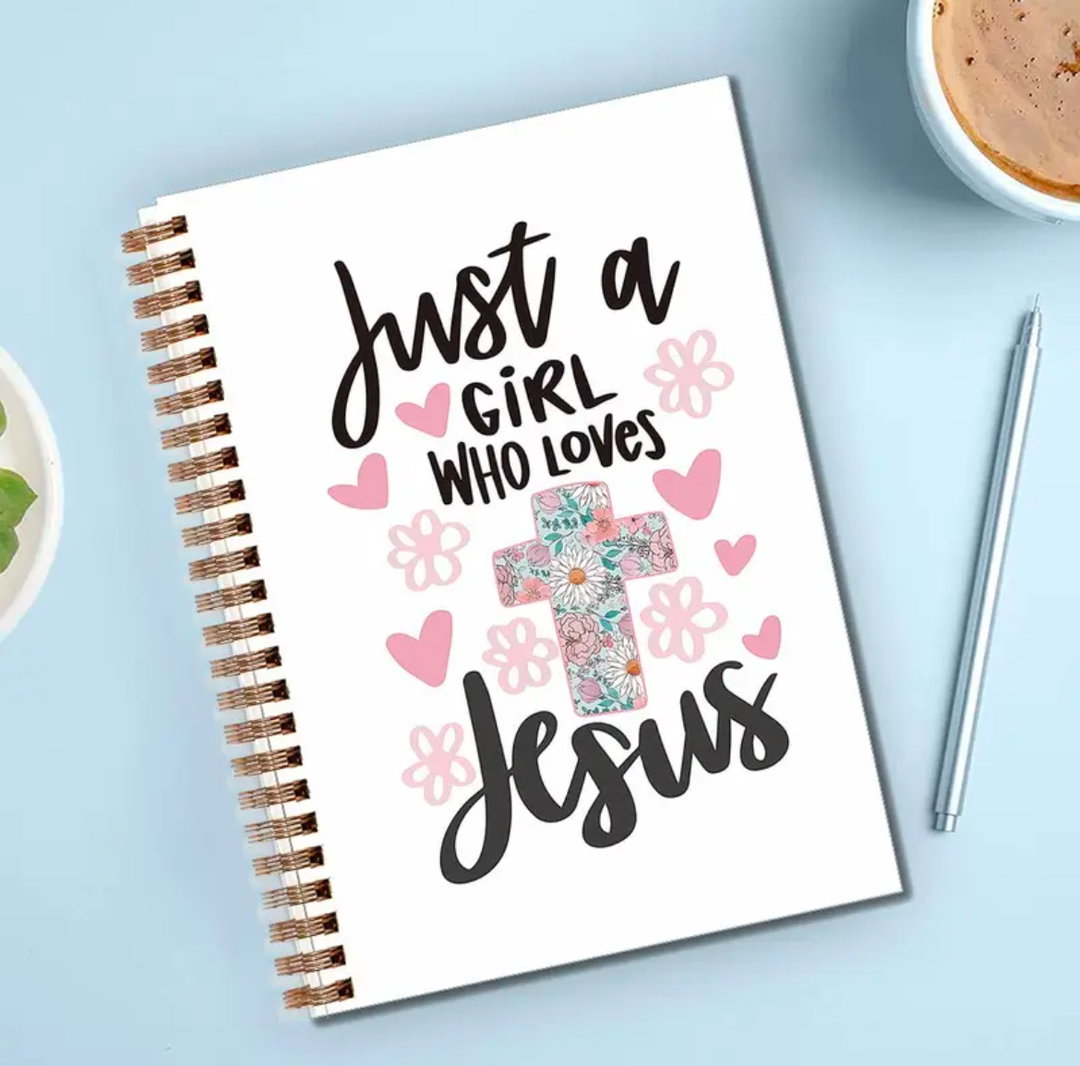 A Girl who Loves Jesus Notebook
