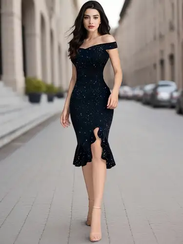 Silky sexy dress_34