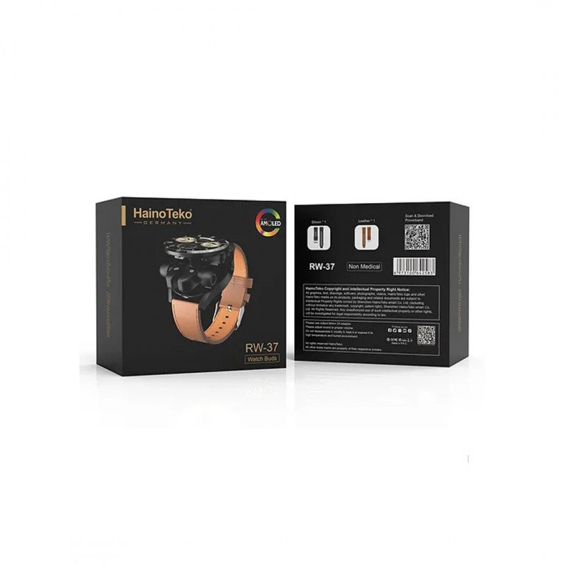 Smart watch with earbuds _3