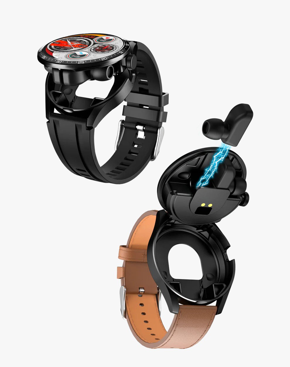 Smart watch with earbuds _1