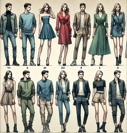 Lot de 1/5/10/15 vêtements