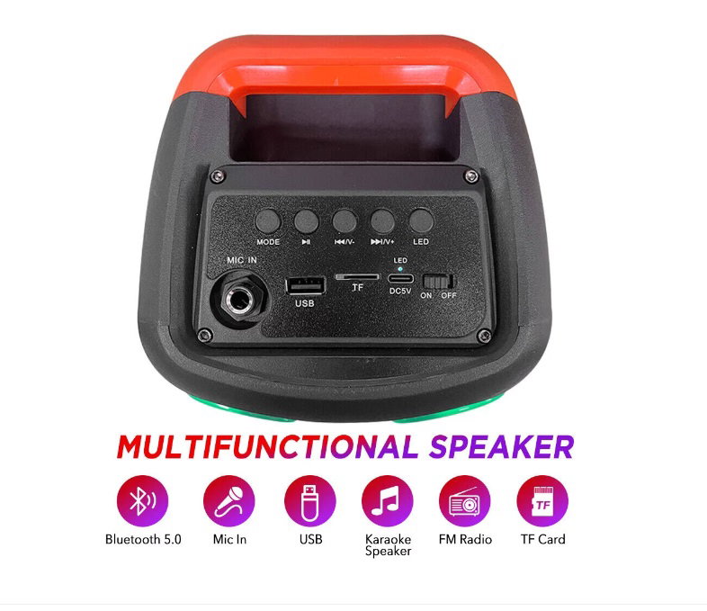 CS-4405 Speaker With Colorful LED _2