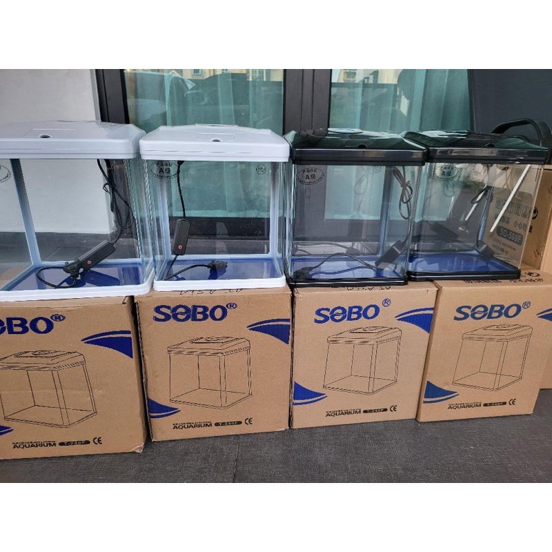 Sobo Mini Aquarium Complete Set With LED Light Pump Filter_1
