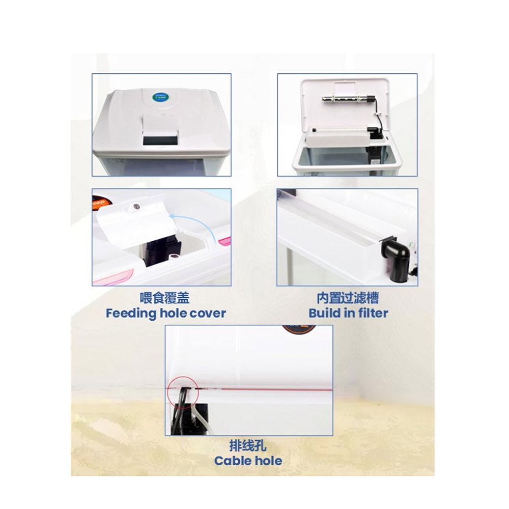 Sobo Mini Aquarium Complete Set With LED Light Pump Filter_3