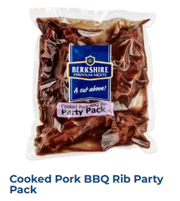 BBQ Pork Cooked Party Pack Ribs 