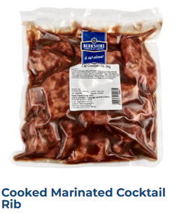 Cooked Marinated Cocktail Rib
