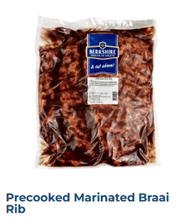 Cooked Marinated Braai Rib
