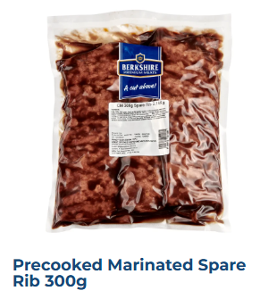 Cooked Marinated 300g Spare Rib_0
