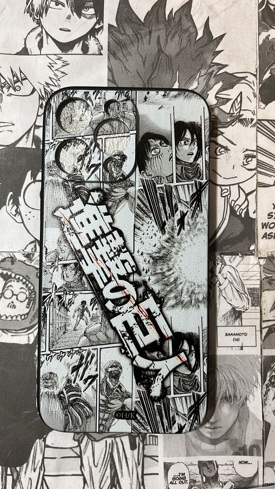 AOT manga panels phone case (IPhone only)