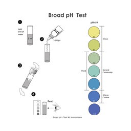 NTLabs Aquarium Broad pH Test (pH 6-9) 40 Test