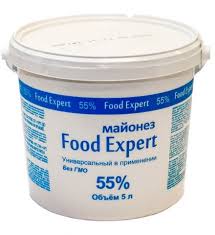 Майонез 55 % "Food Expert" 5 кг. ведро