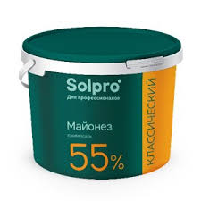 Майонез "Провансаль классический" ТМ "SolPro" 55 %  10 кг. ведро
