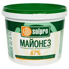 Майонез "Провансаль классический" ТМ "SolPro" 67 %  3 кг. ведро_0