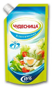 Соус майонезный "Чудесница" 15 % 180 гр. кл дой-пак с доз._0