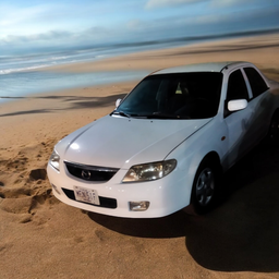 Sedan marca mazda modelo allegro