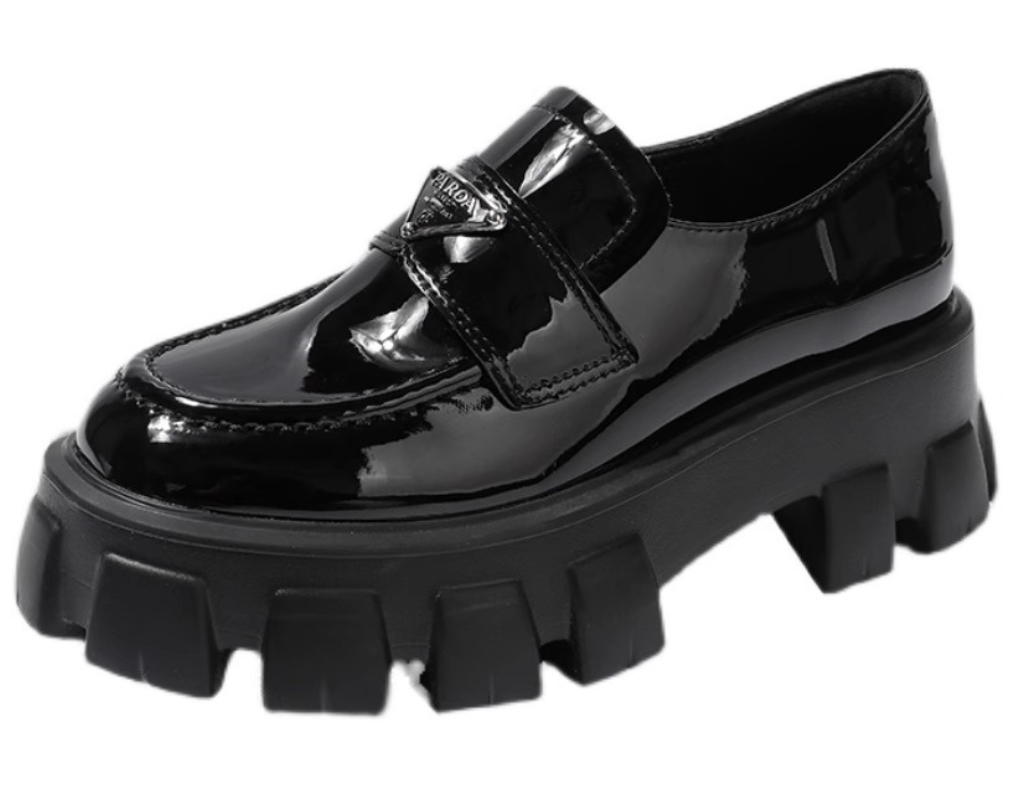 Thick-Soled Loafers