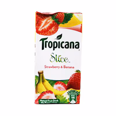 Tropicana Slice Strawberry & Banana 180ml