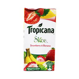 Tropicana Slice Strawberry & Banana 180ml