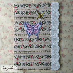 Plain notebook in fairycore design