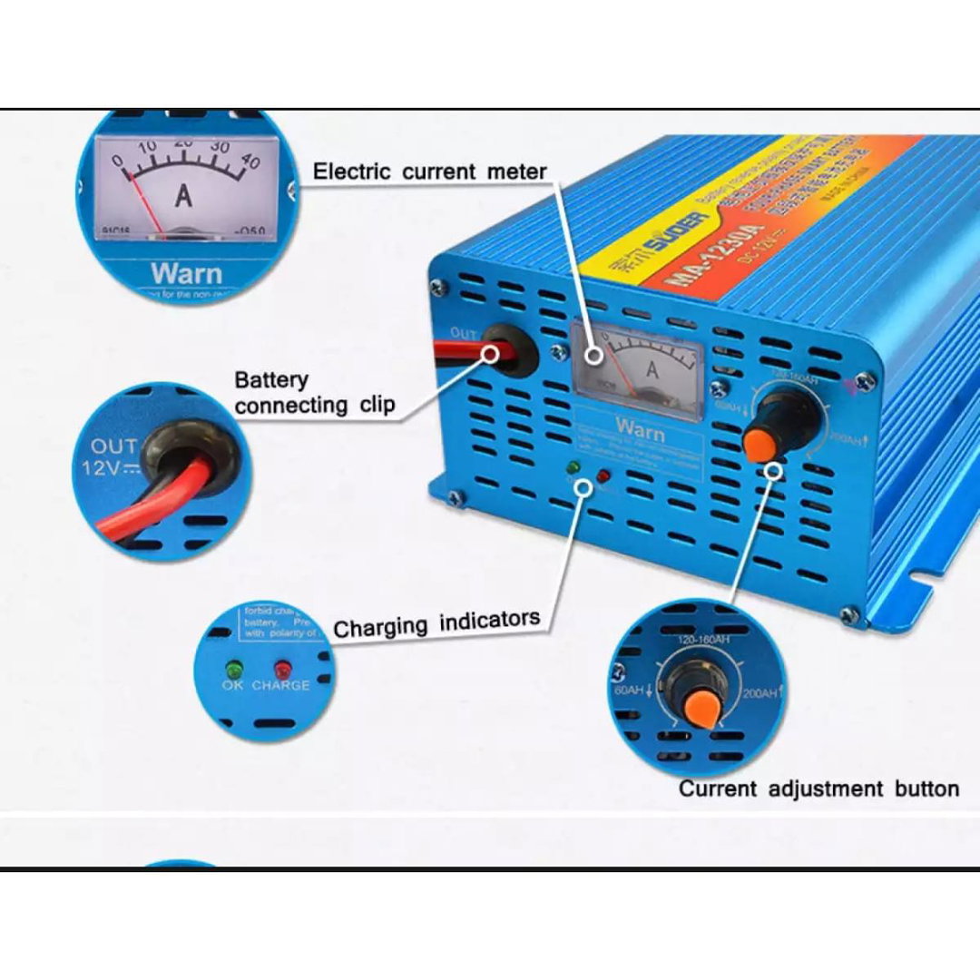 12V 30A BATTERY CHARGER 