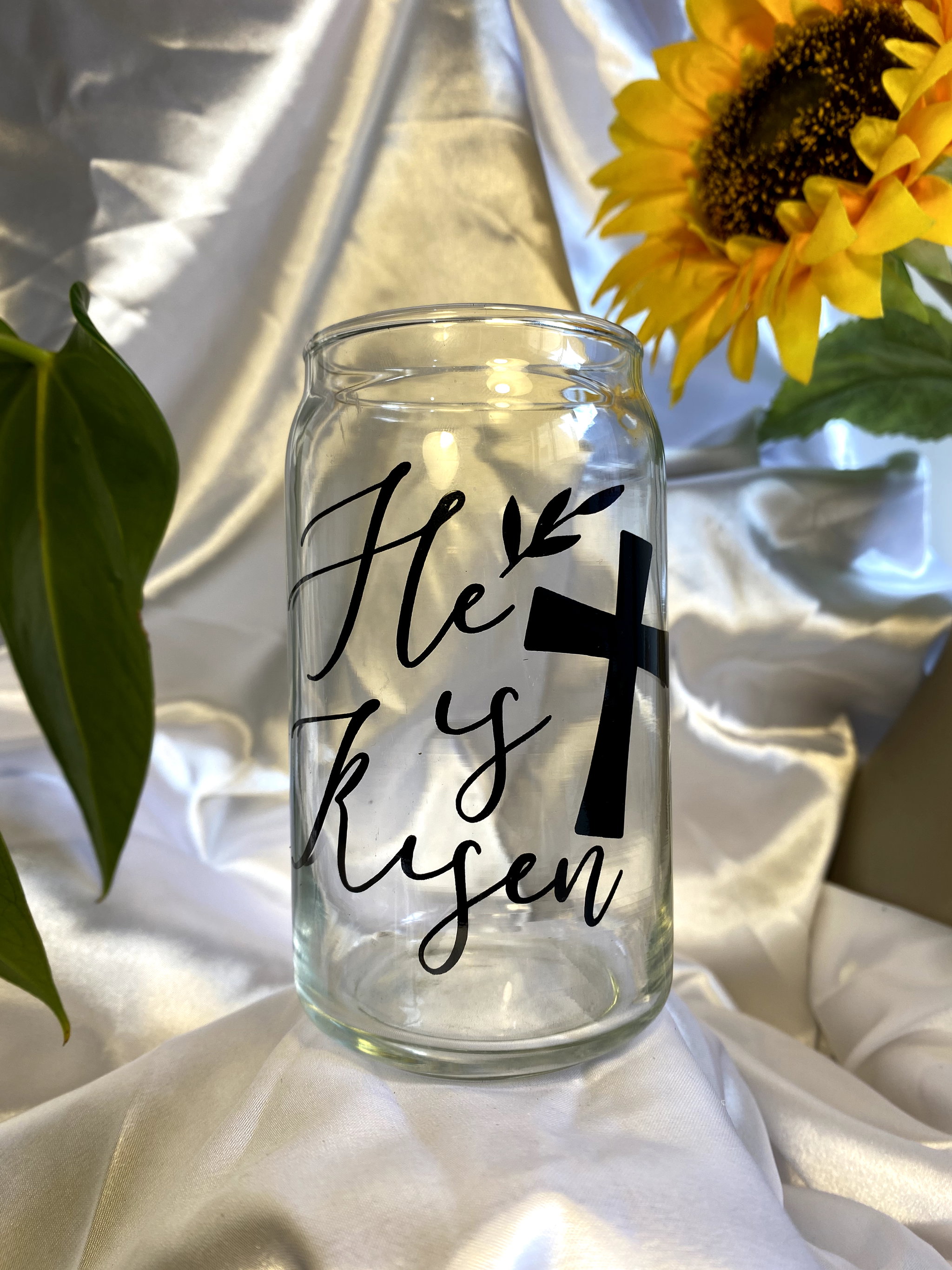 He is Risen Glass Can_0