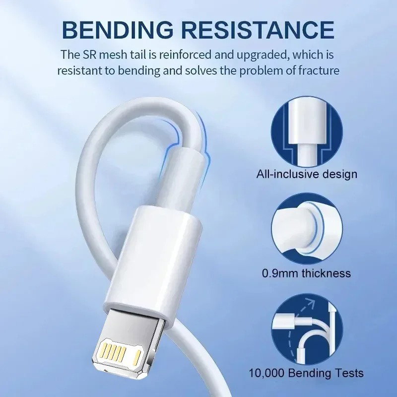 For PD 35W Fast Quick Charger USB Type C For iPhone 15 14 13 12 11 Pro Max Mini Plus XR XS Charging Data Cable Accessories_4