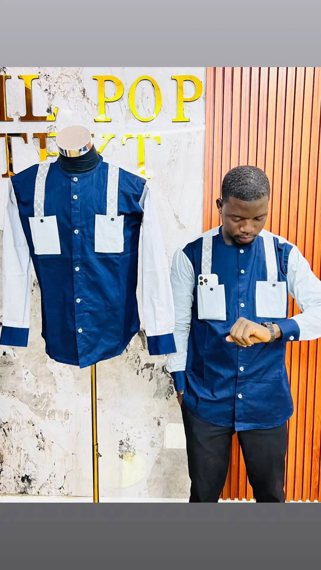 Chemise classique africain _0
