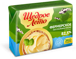 Спред растительно-жировой "Щедрое Лето" Фермерское Сливочное 200 гр 82,5 % фольга