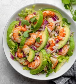Shrimps and Avocado Salad