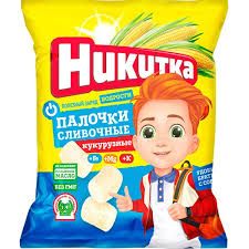 Кукурузные палочки "Никитка" со сливками 80 гр