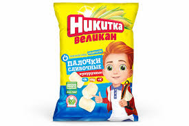 Кукурузные палочки сливочные с молоком "Никитка Великан" 700 гр