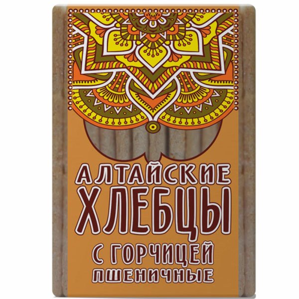Слайсы хлебцы пшеничные "Алтайские" с горчицей 75 гр_0