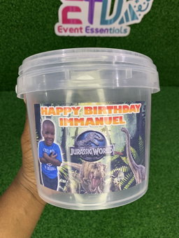  CLEAR PARTY BUCKETS (EMPTY)  
