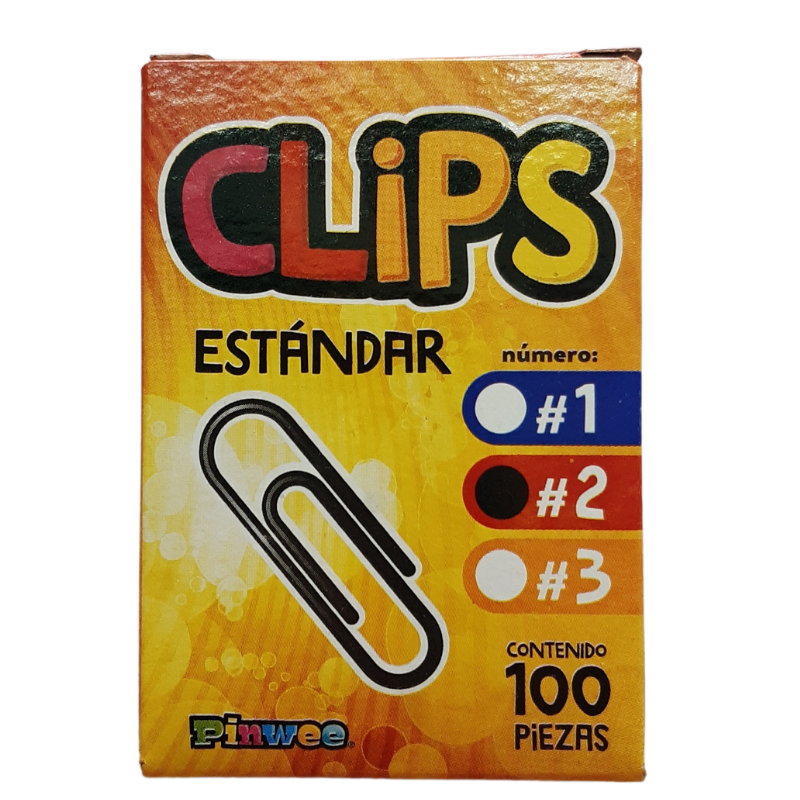 Clip estandar #2 c/100pza._0