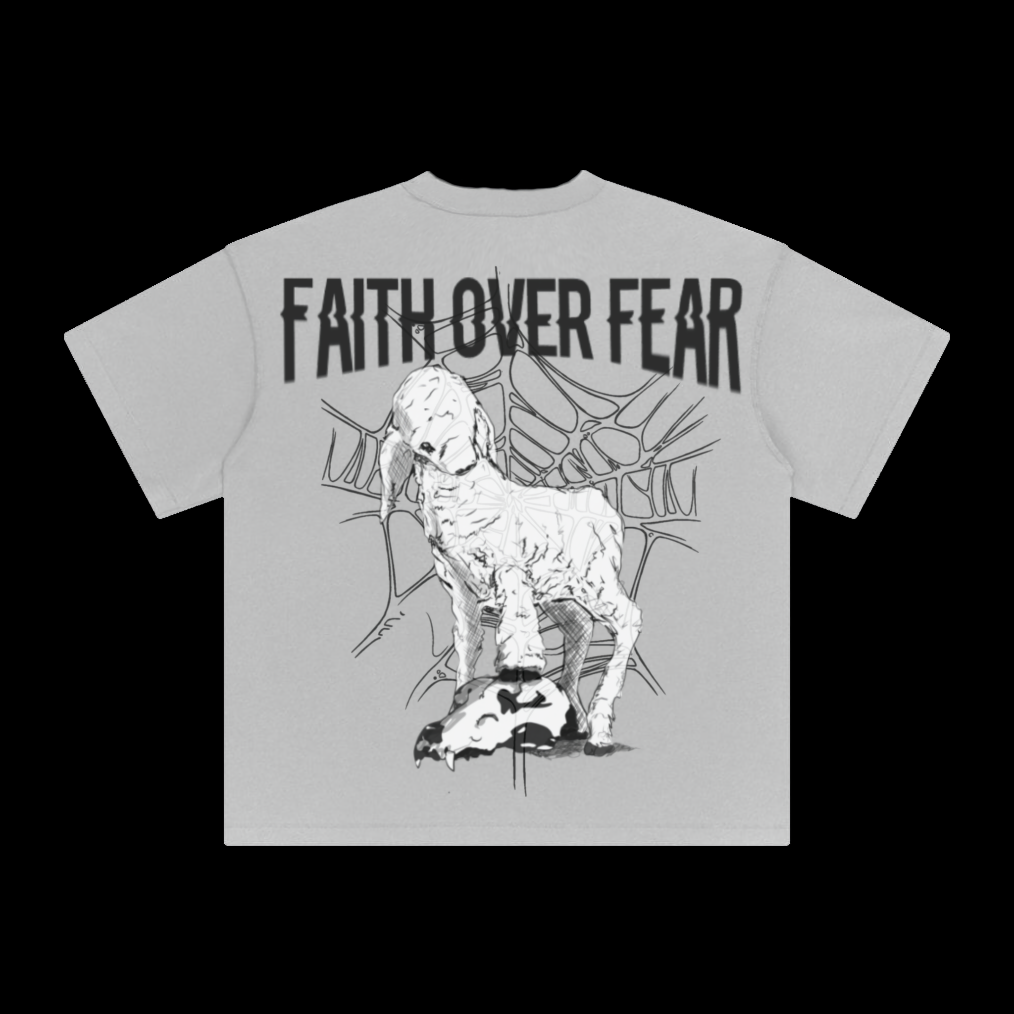 Faith Over Fear Male Crop Top _1