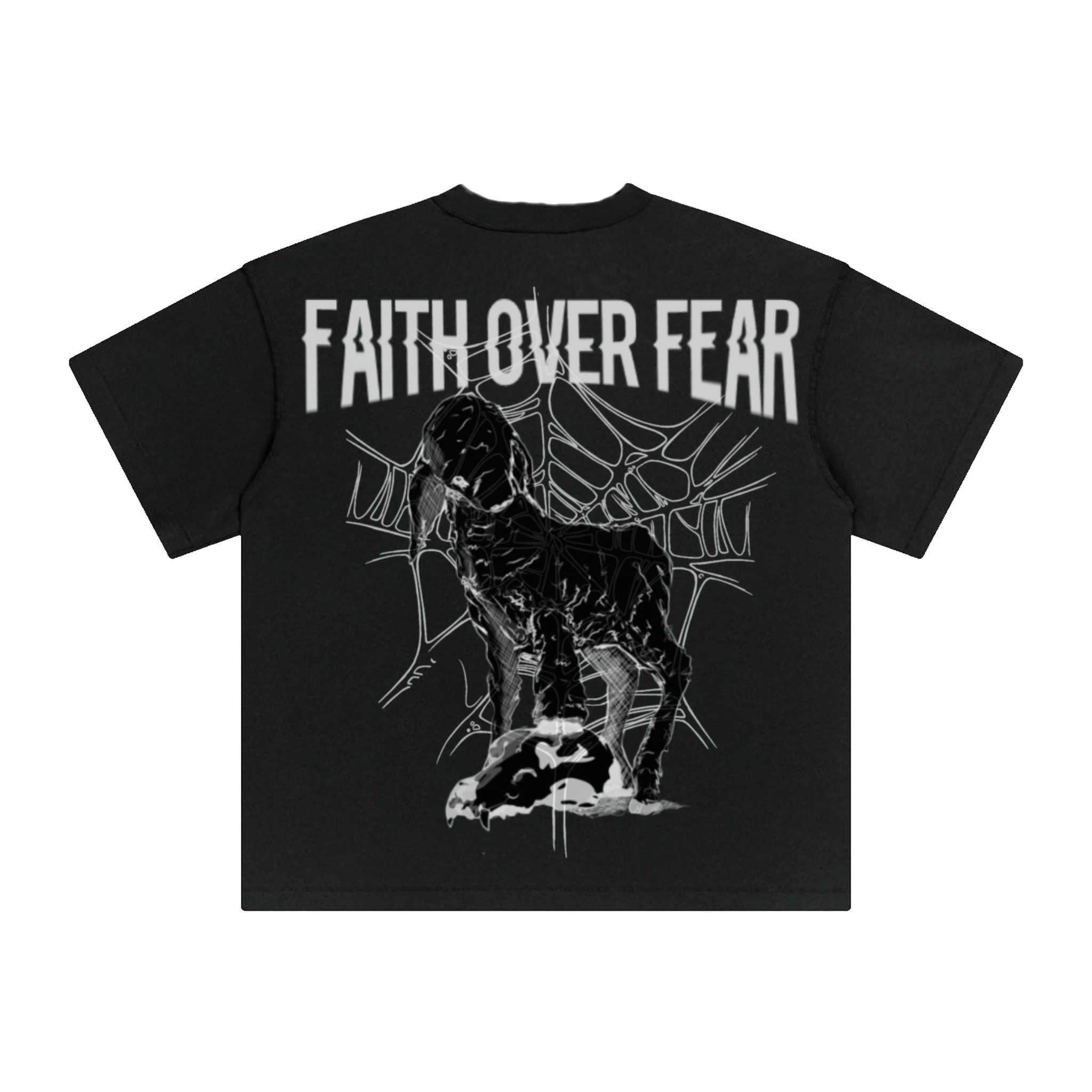 Faith Over Fear Male Crop Top _3