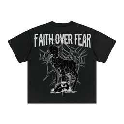 Faith Over Fear Male Crop Top 
