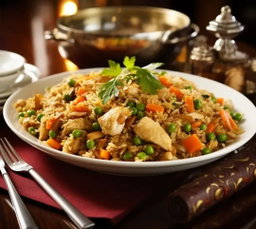 Chicken or Beef Fried Rice 