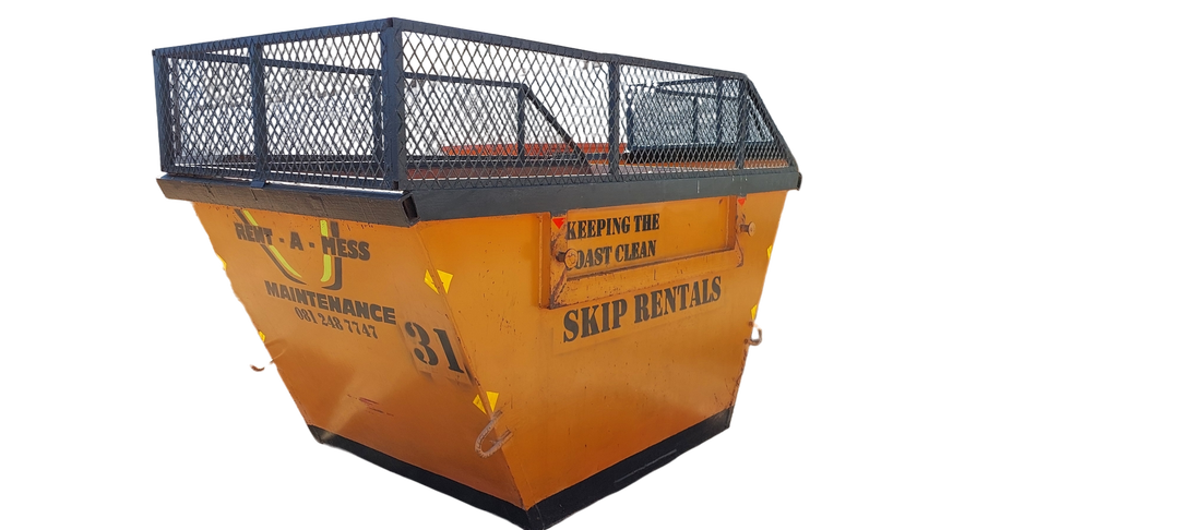 Skip hire 2.0m³ skip bin with rails