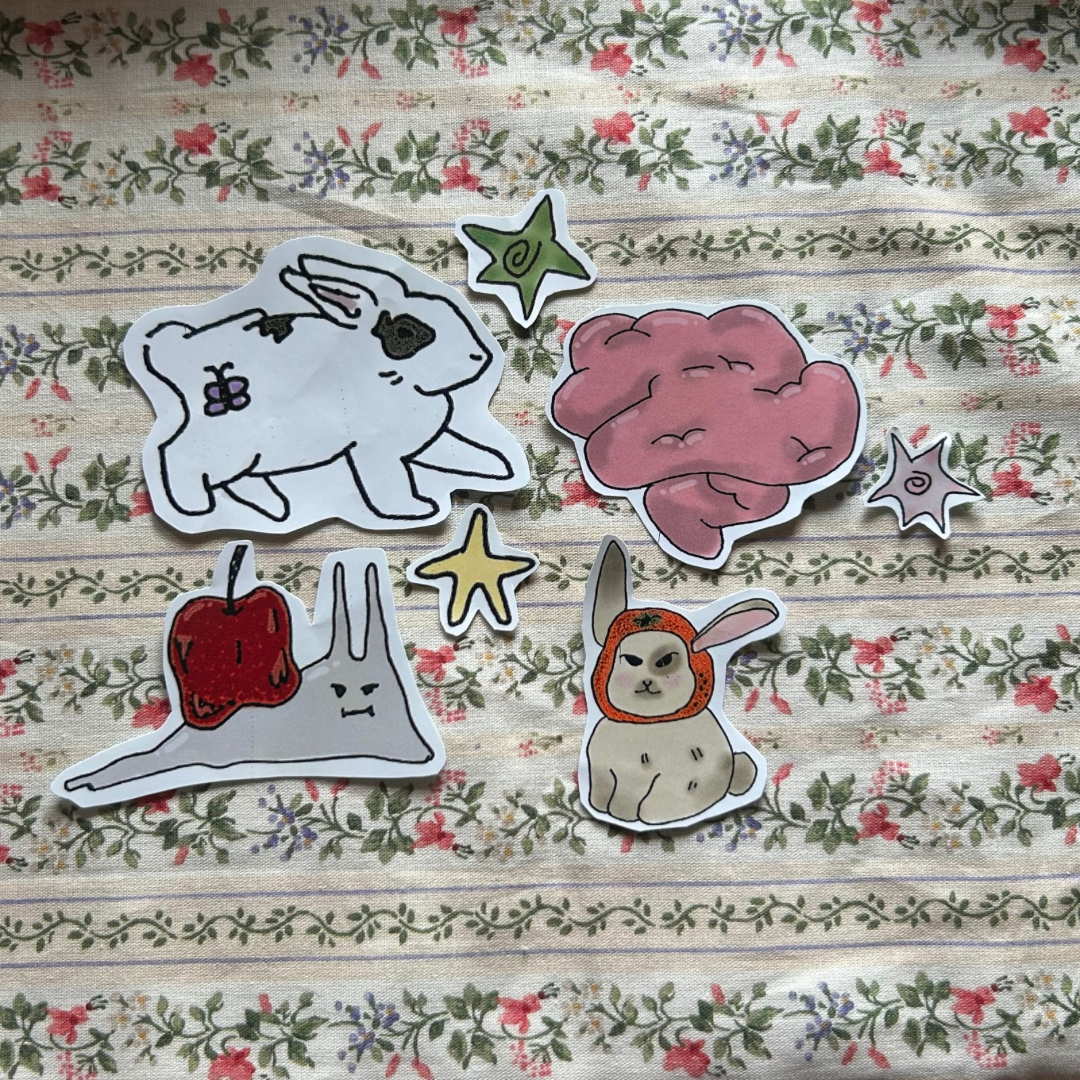 Hand drawn stickers _0