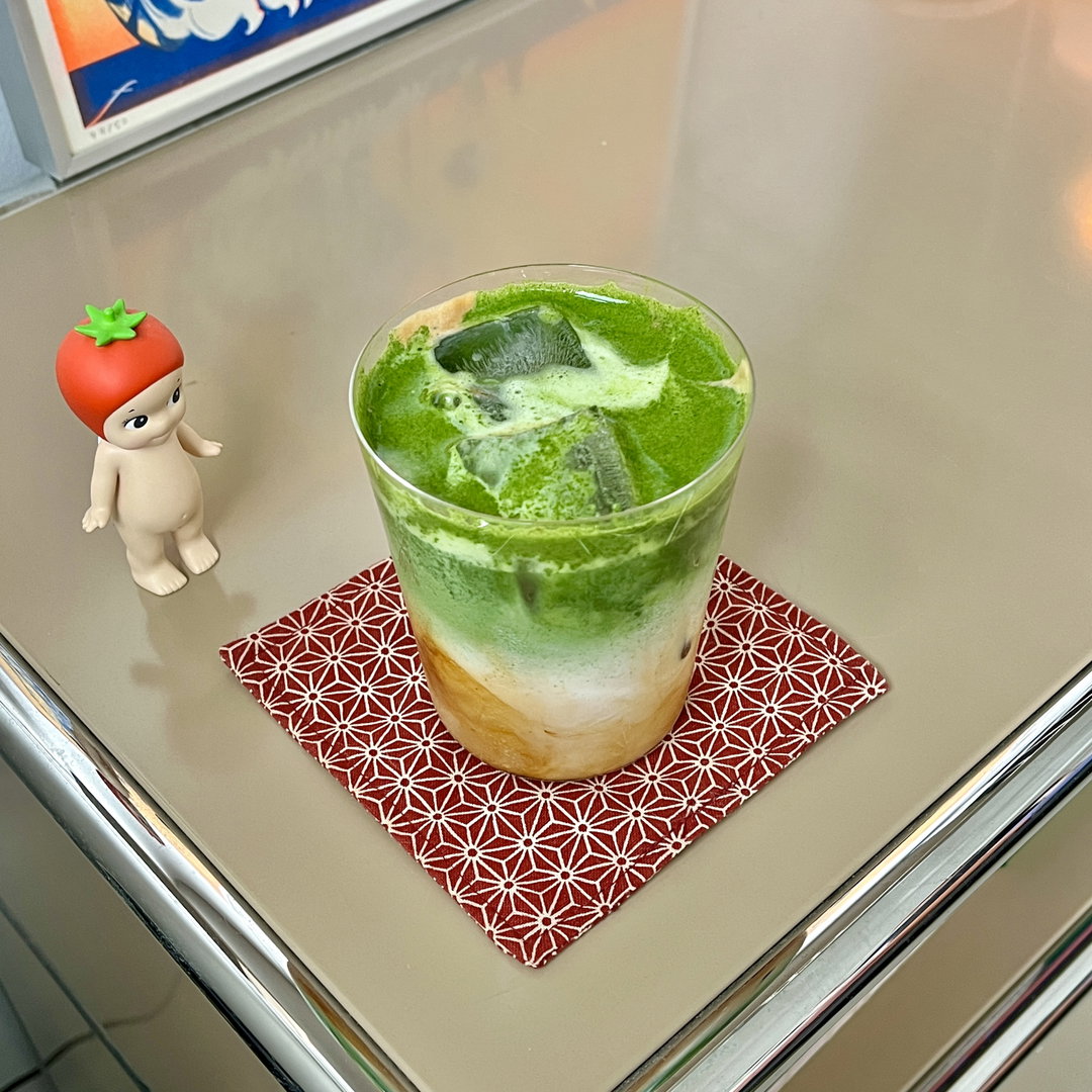 Iced Dirty Matcha Latte [260ml]