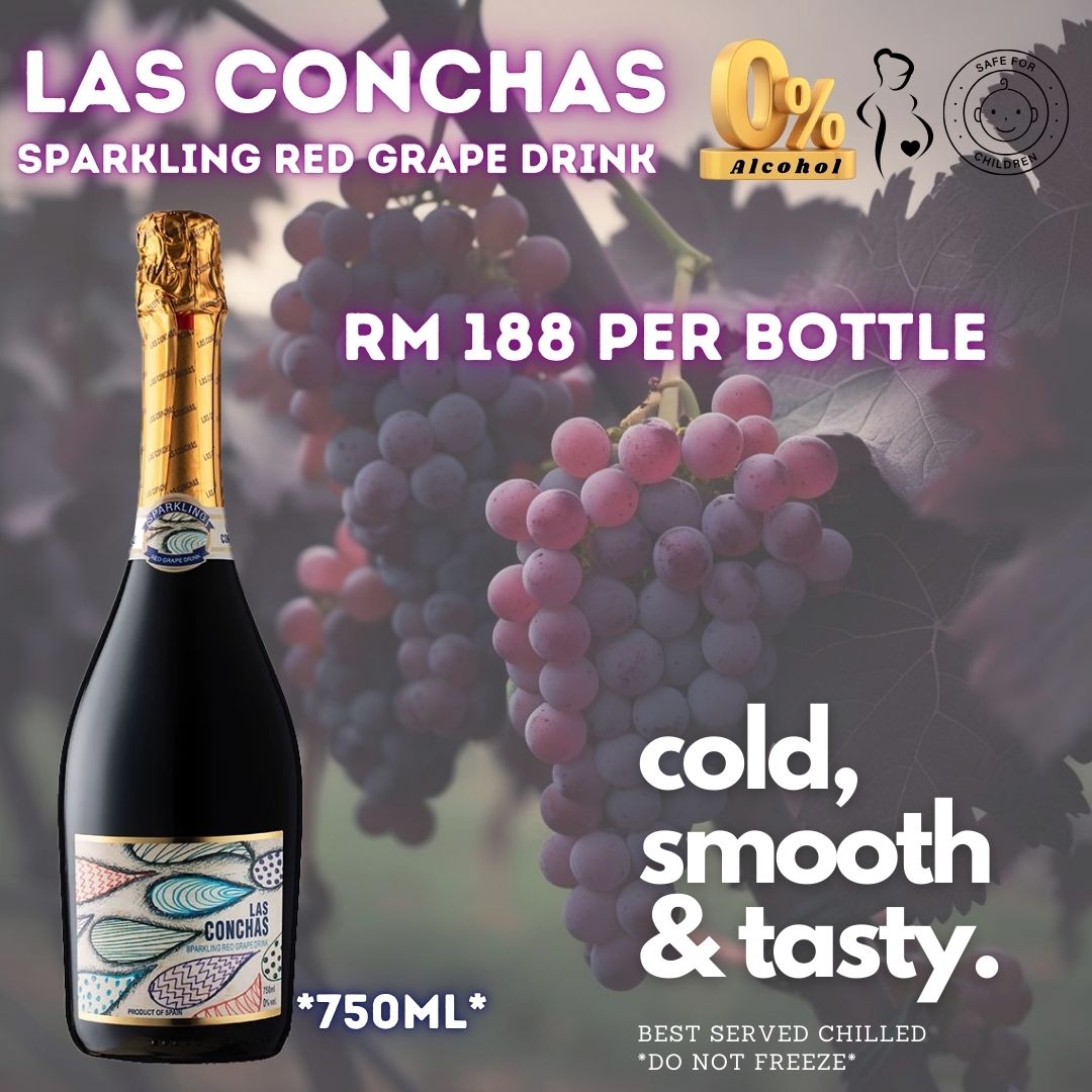 LAS CONCHAS 100% Red Grape Sparkling Juice_4