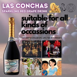 LAS CONCHAS 100% Red Grape Sparkling Juice
