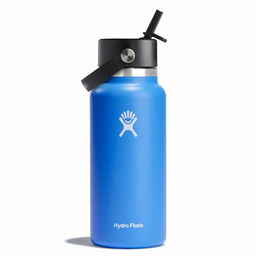 Hydroflask 32 oz Wide Mouth with Flex Straw Cap
