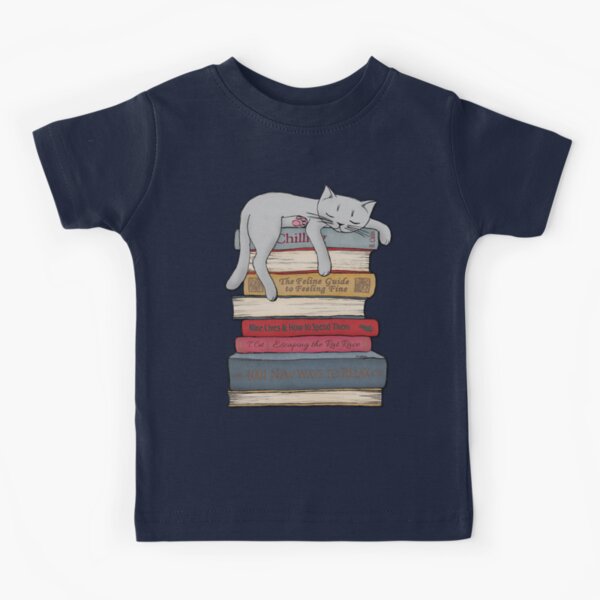 How to Chill Like a Cat Kids T-Shirt_0